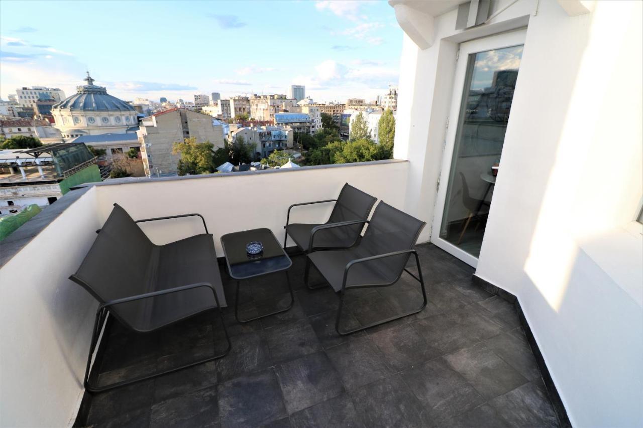 Athenee Palace Apartment - Panoramic View Terrace & Balcony - Free Minibar Bucureşti Ngoại thất bức ảnh