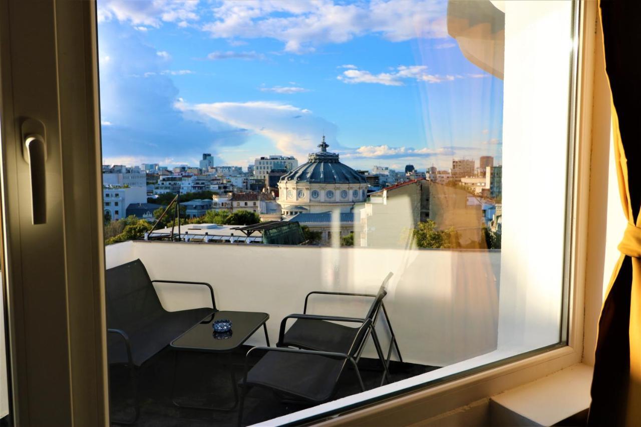 Athenee Palace Apartment - Panoramic View Terrace & Balcony - Free Minibar Bucureşti Ngoại thất bức ảnh